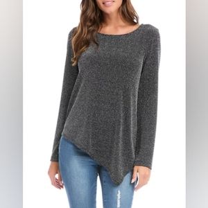 Karen Kane | Asymmetric Hem Top | XS